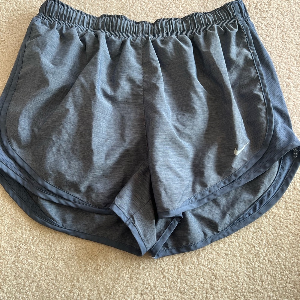 Nike Dri-FIT Gray/Blue Athletic Shorts